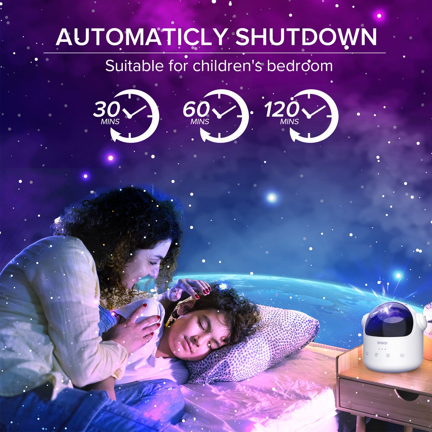 Galaxy Projector - RGBW Color Changing Light