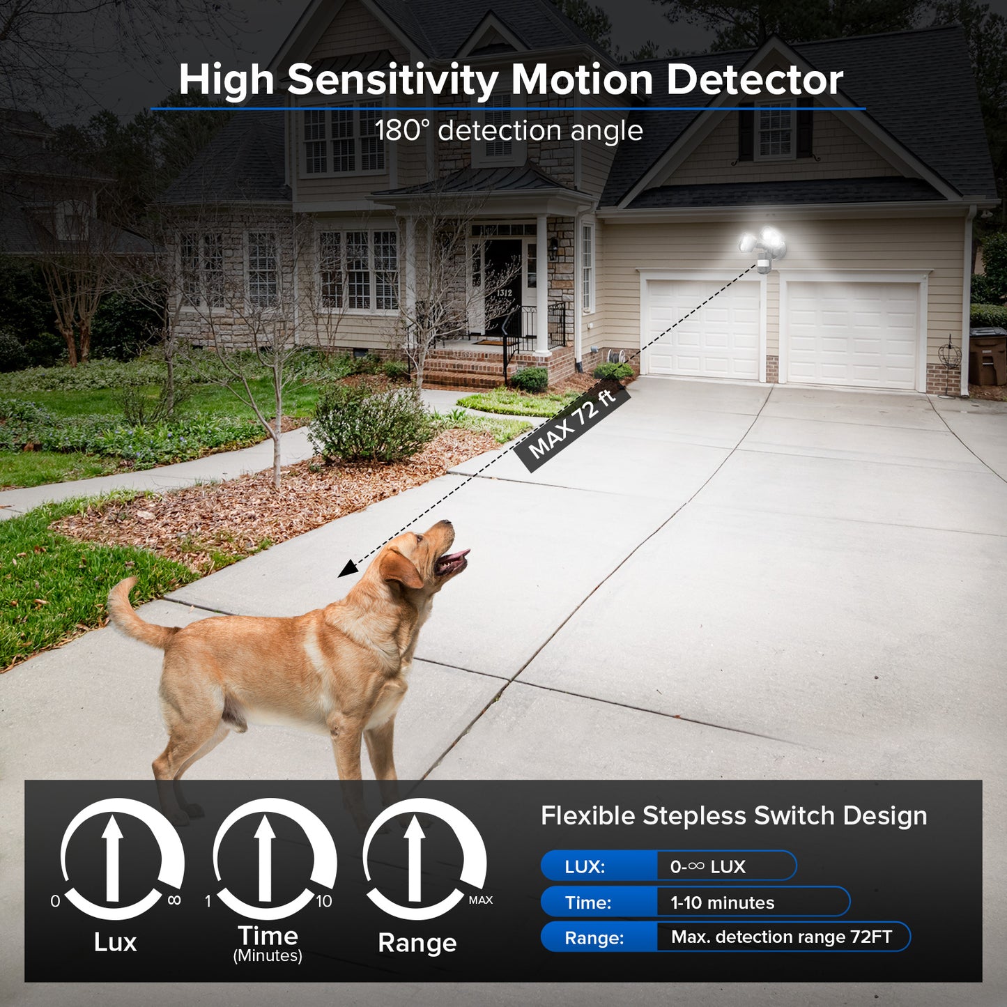 Motion Sensor Flood Light