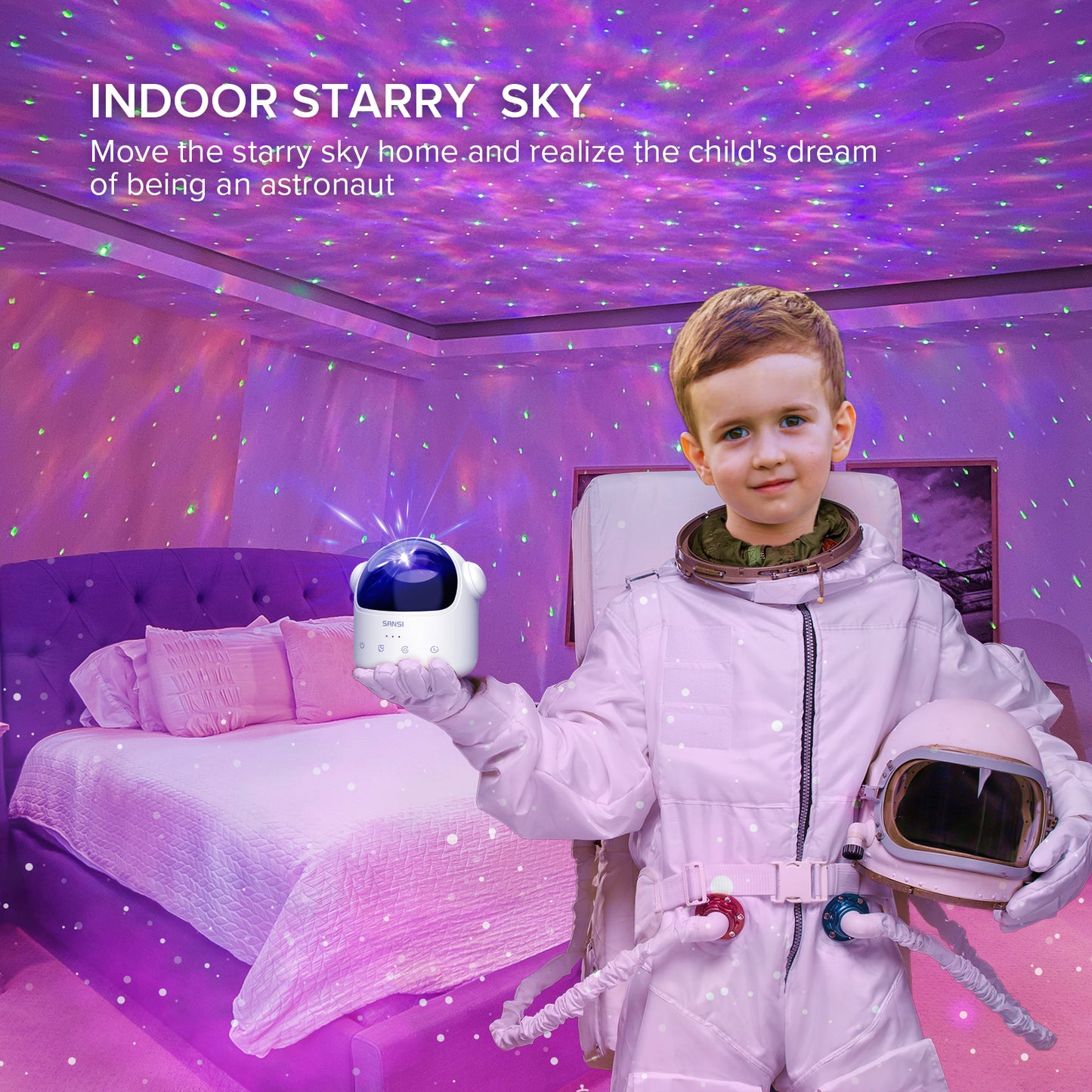 Galaxy Projector - RGBW Color Changing Light