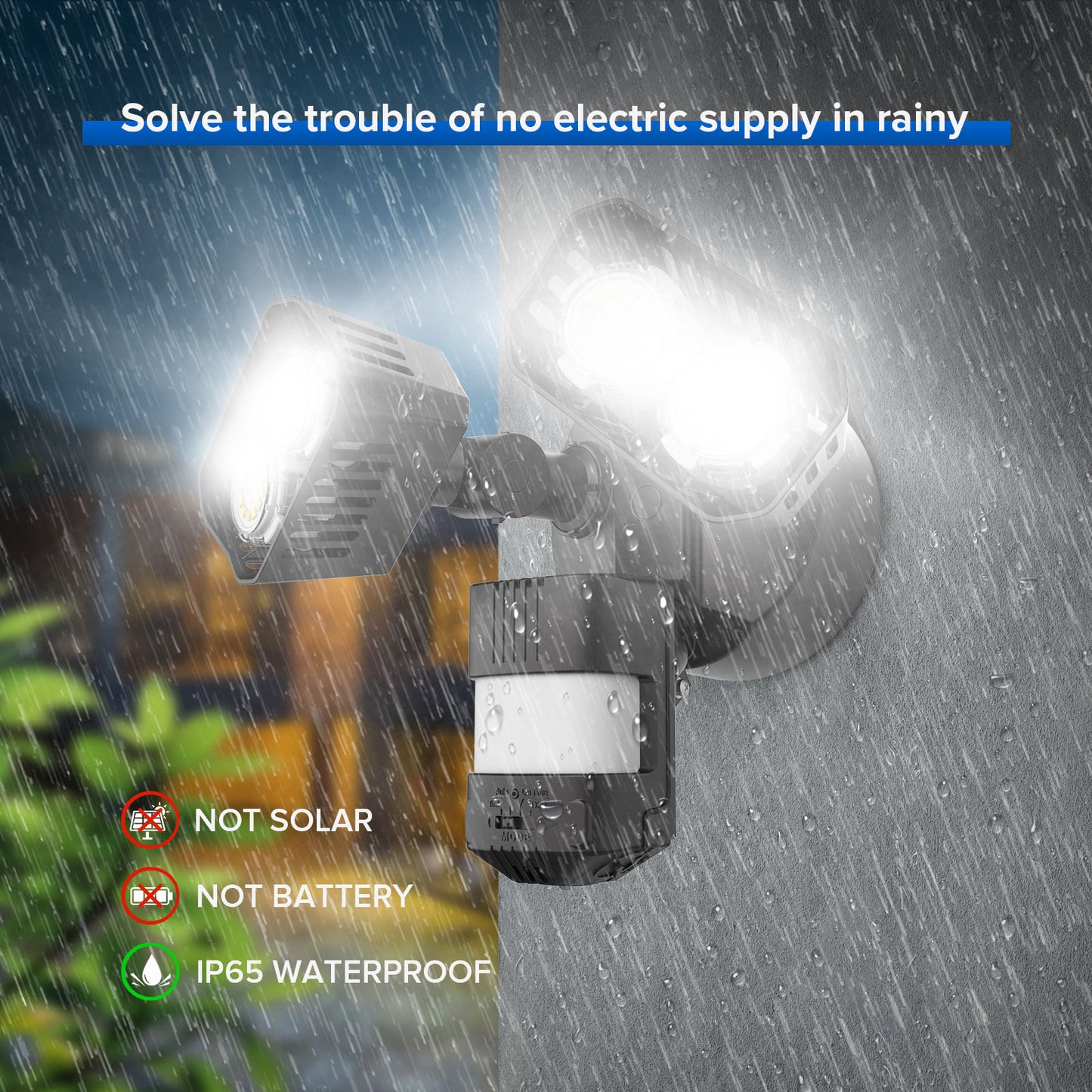 Motion Sensor Flood Light