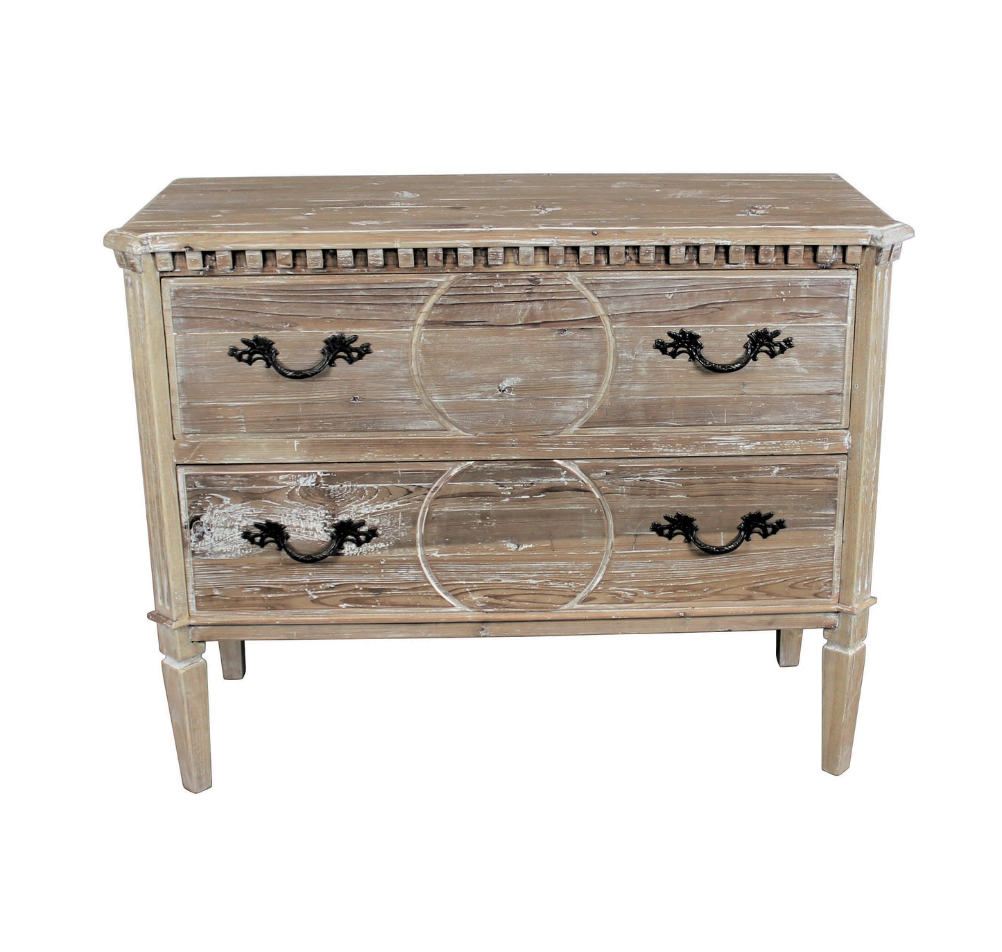 Victoria 2 Drawer Chest, driftwood