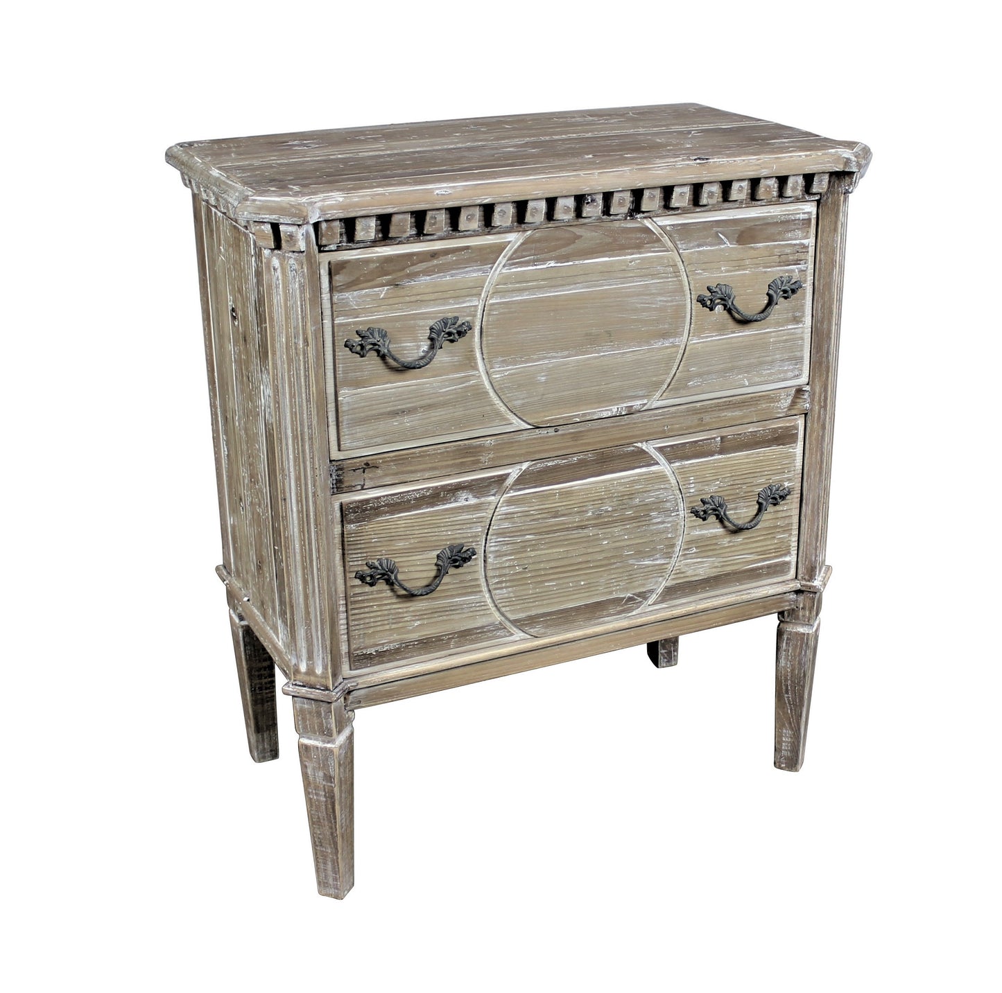 Vellamy 2 Drawer Chest, driftwood