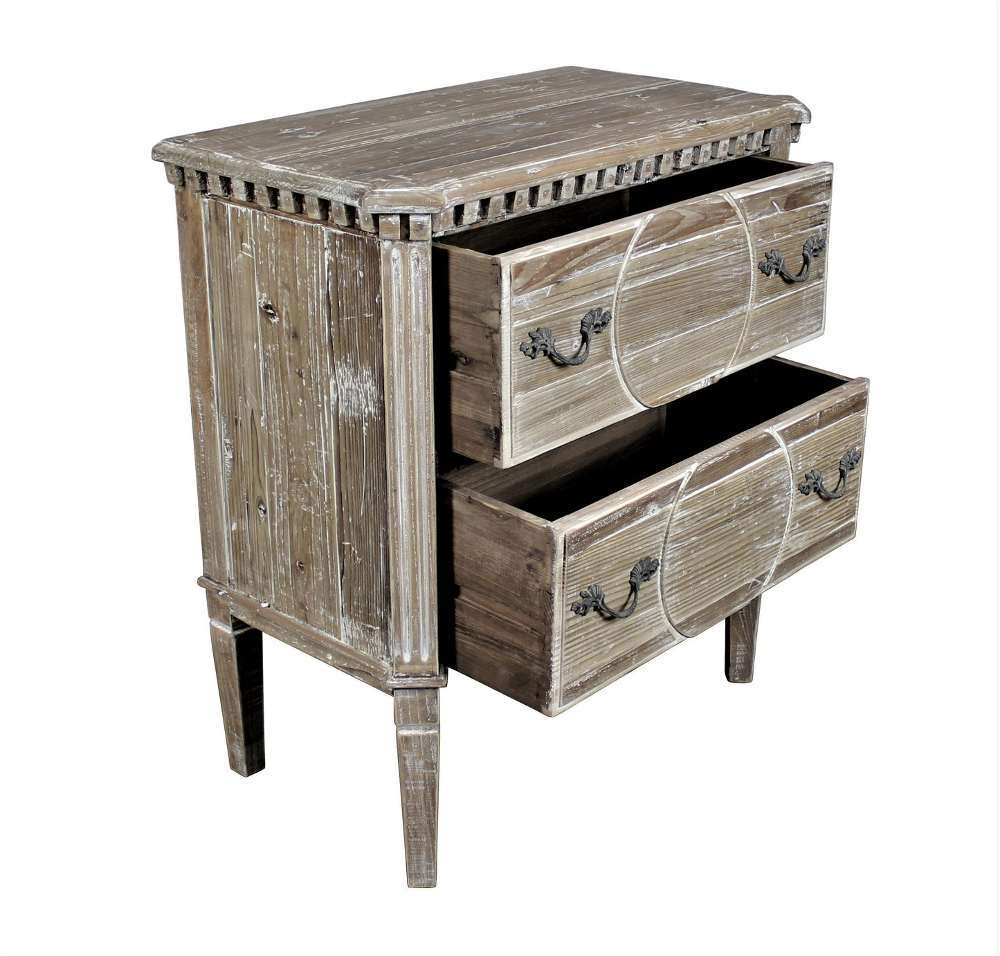 Vellamy 2 Drawer Chest, driftwood