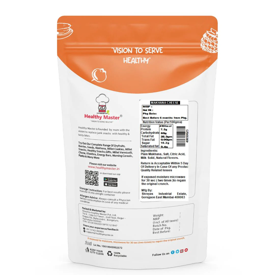 Healthy Master Makhana Cheese