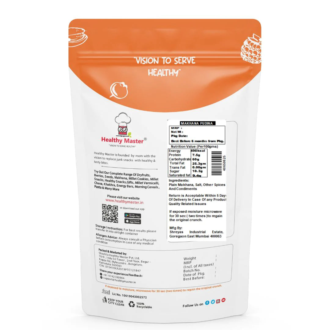 Healthy Master Makhana Pudina