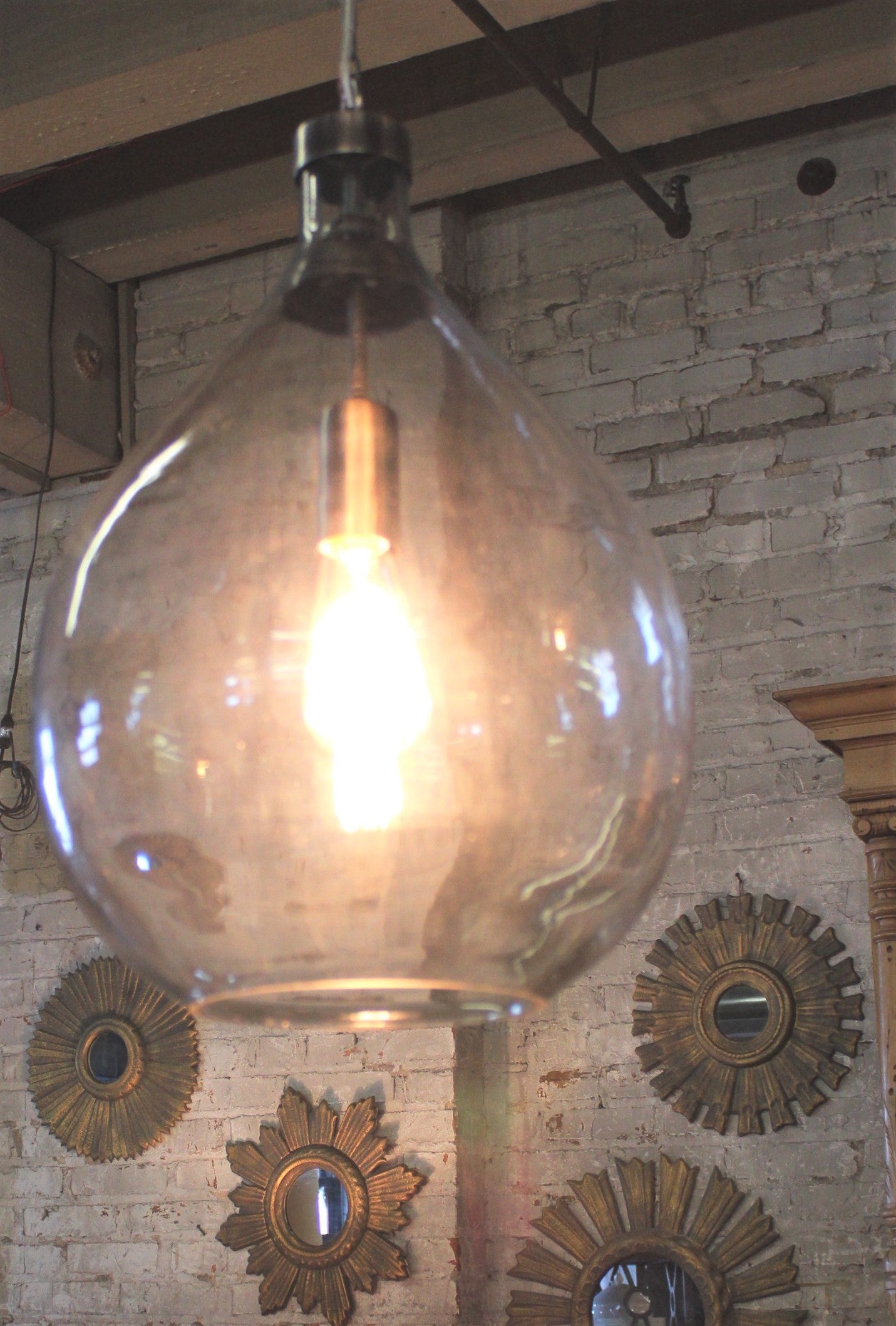 Vintner's Pendant Light, 20"H