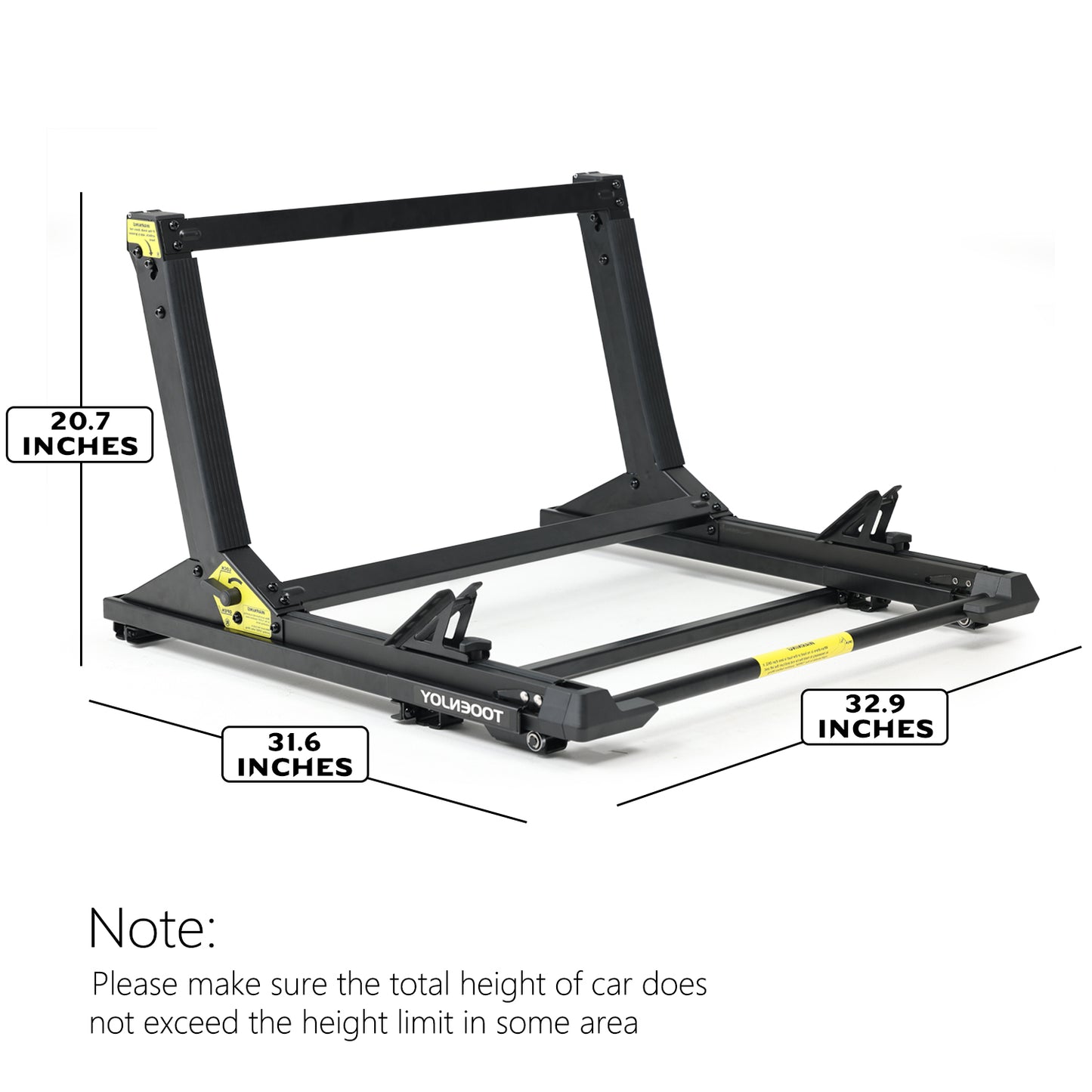 Elevate Universal Lift Assist Roof Rack (Black)