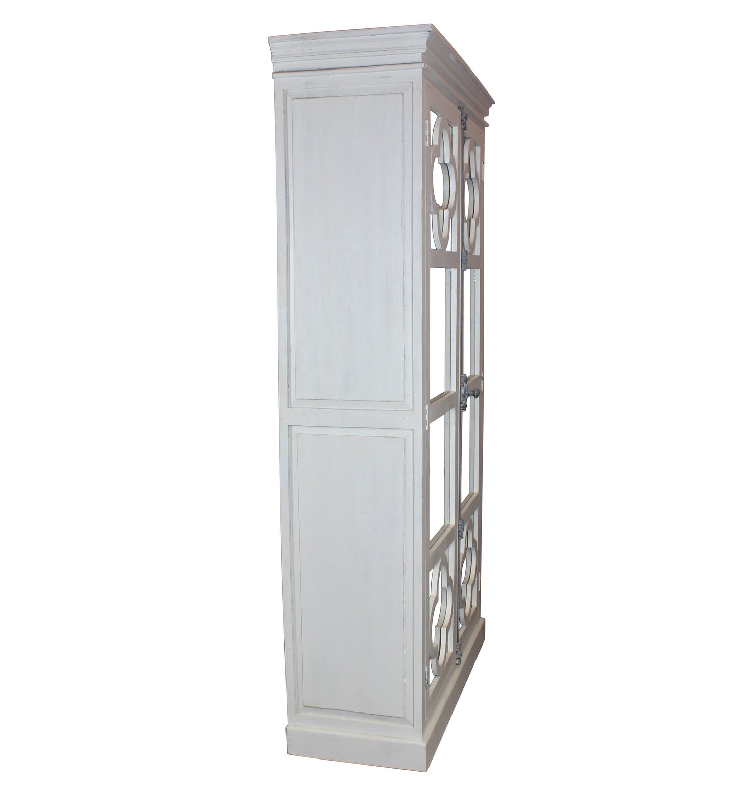 Maya Quatrefoil Vitrine China Cabinet CLOSE-OUT
