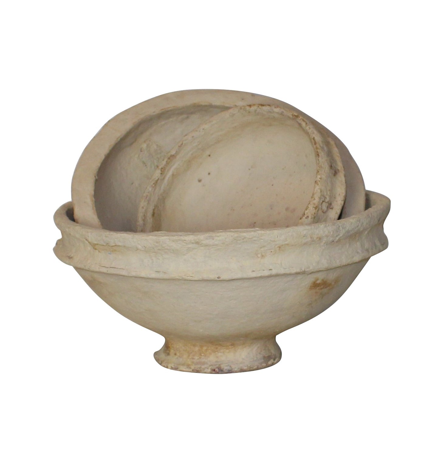 Vintage Paper Mache Bowls, set of 3