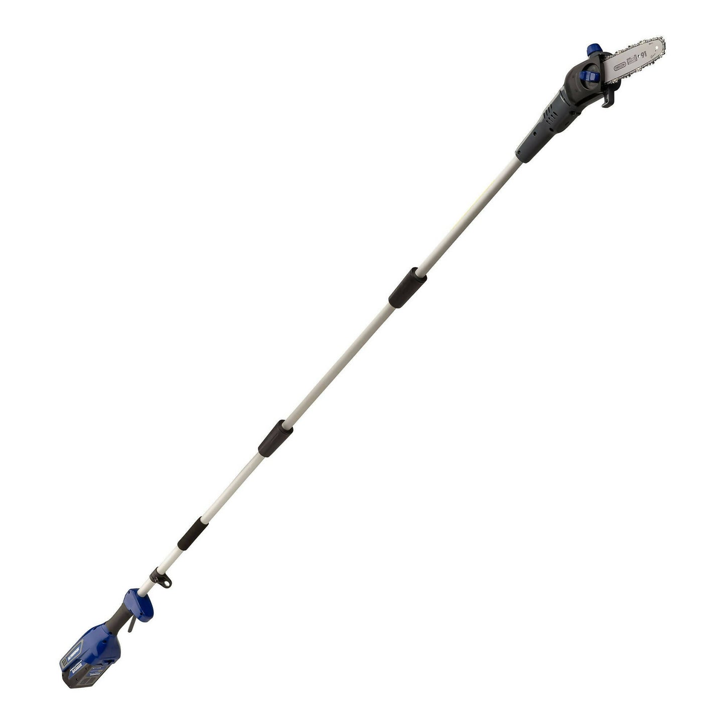 Wild Badger Power Cordless 40 Volt Brushed 8-inch Splitting Pole Saw, Includes 2.0 Ah Battery and Clip-on Charger