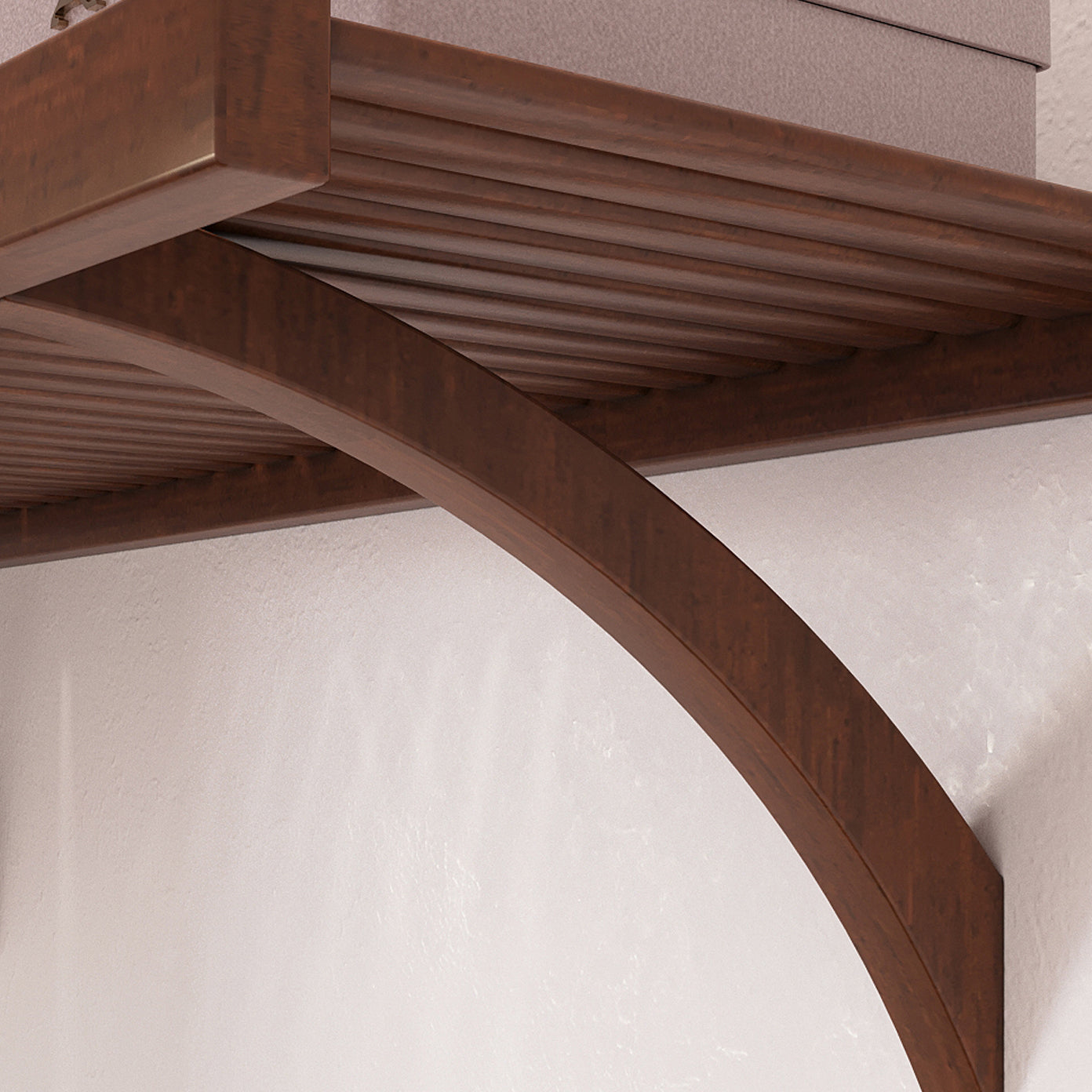 Solid Wood Reach In Closet System with 6-Drawers and Glass Doors