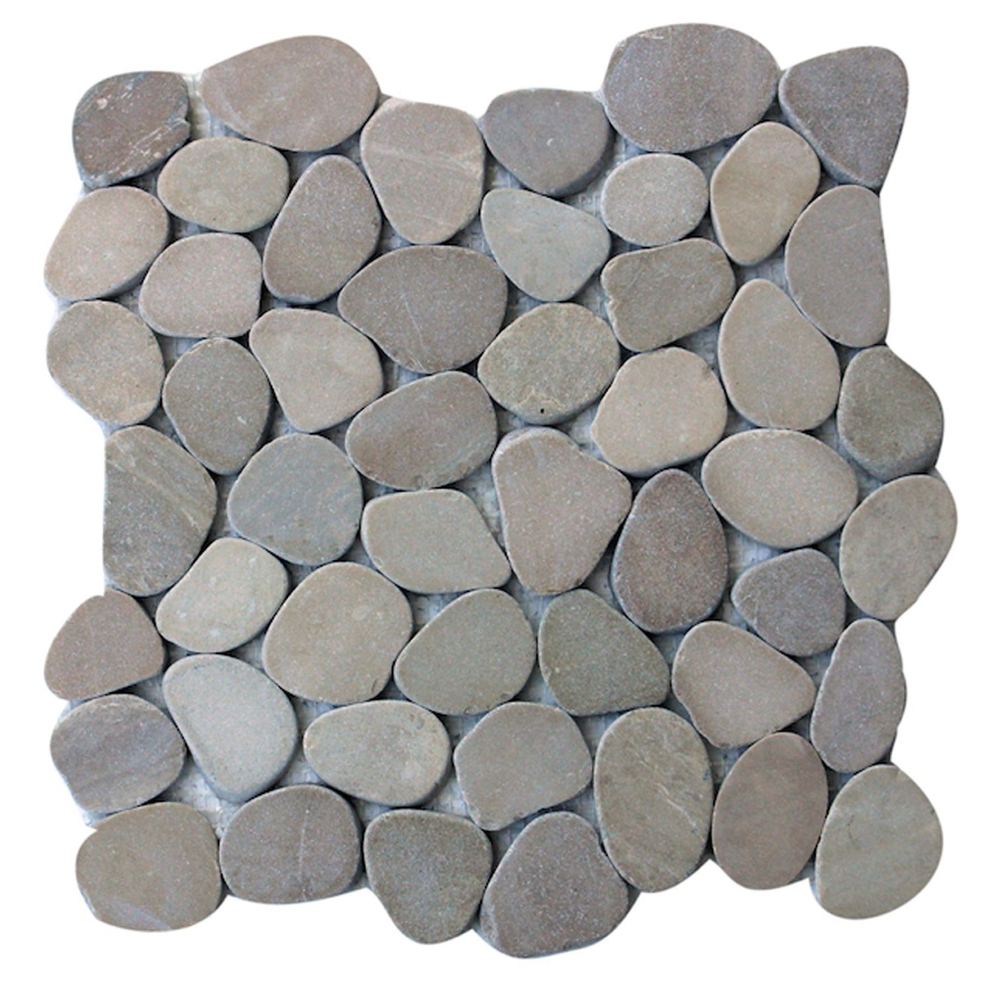 Tan Sliced Pebble Mosaic Wall & Floor Tile ( $10.88/sq.ft)