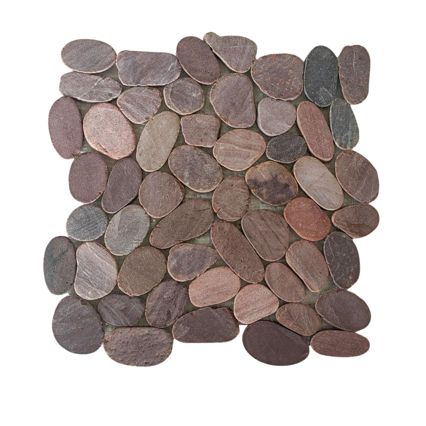 Choco Sliced Pebble Mosaic Wall & Floor Tile ( $17.65/sq.ft)