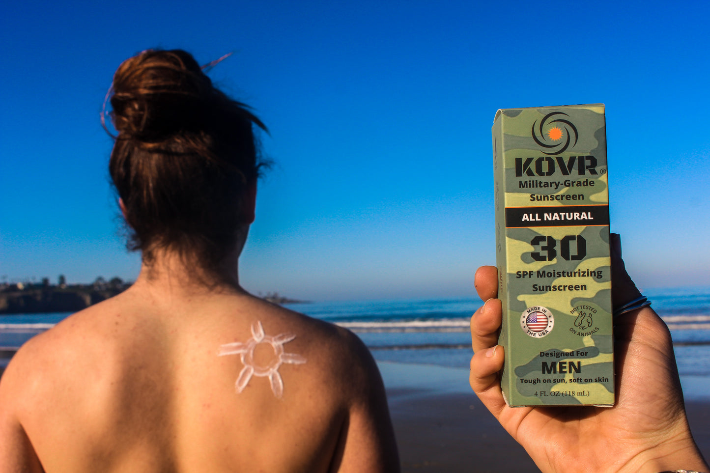 KOVR All Natural Military-Grade Sunscreen for Men