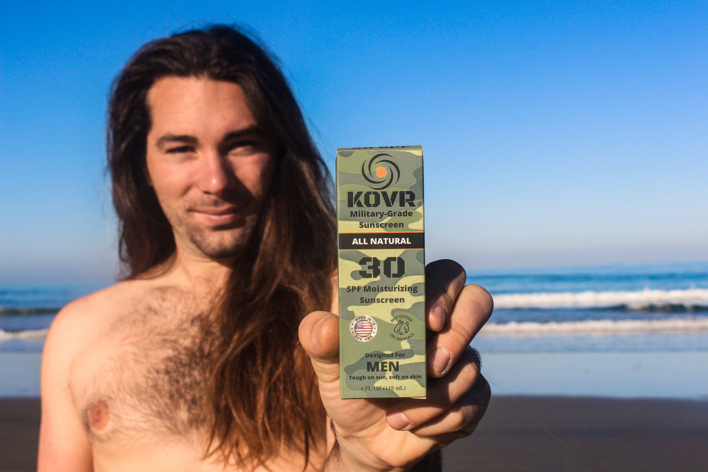 KOVR All Natural Military-Grade Sunscreen for Men