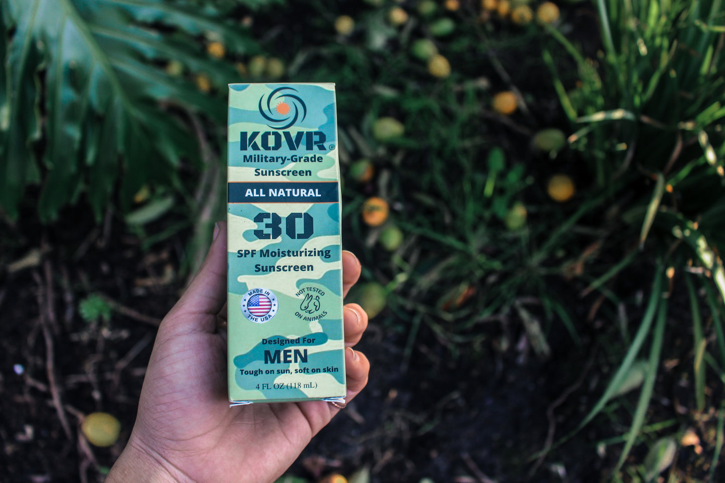 KOVR All Natural Military-Grade Sunscreen for Men