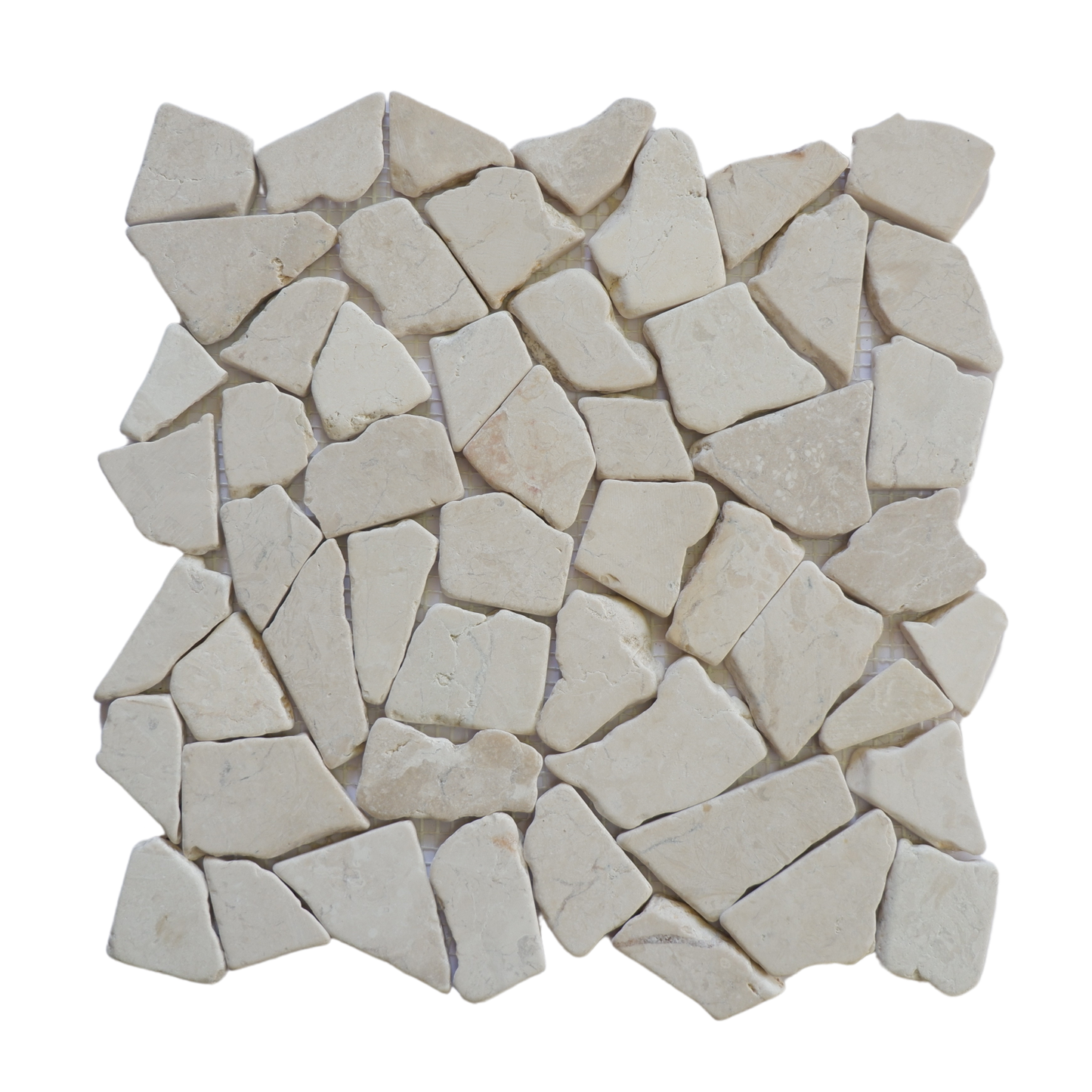 Alpen White Random Mosaic Wall & Floor Tile