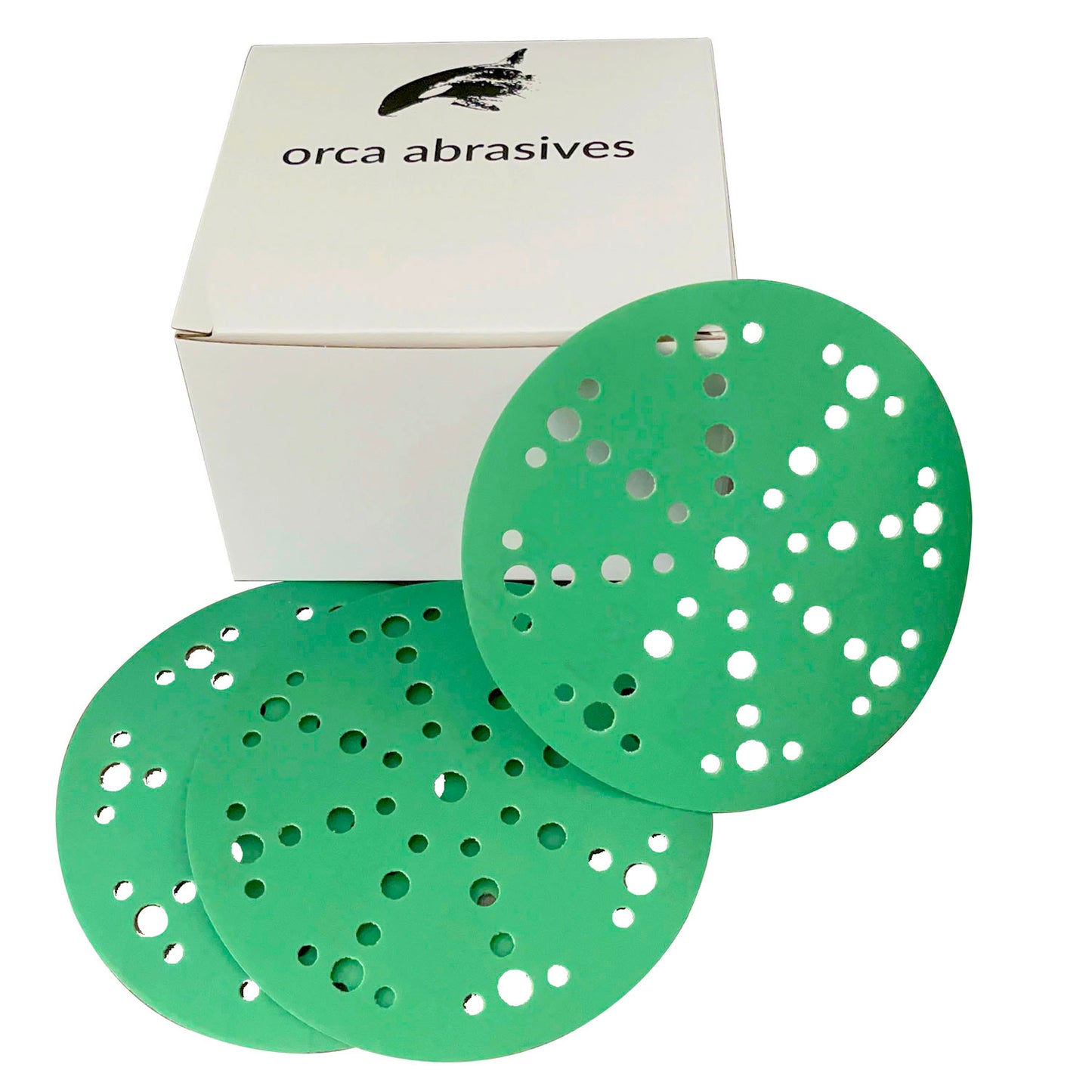 6in Hook & Loop Green Sanding Discs Fits Festool (25 Pack)