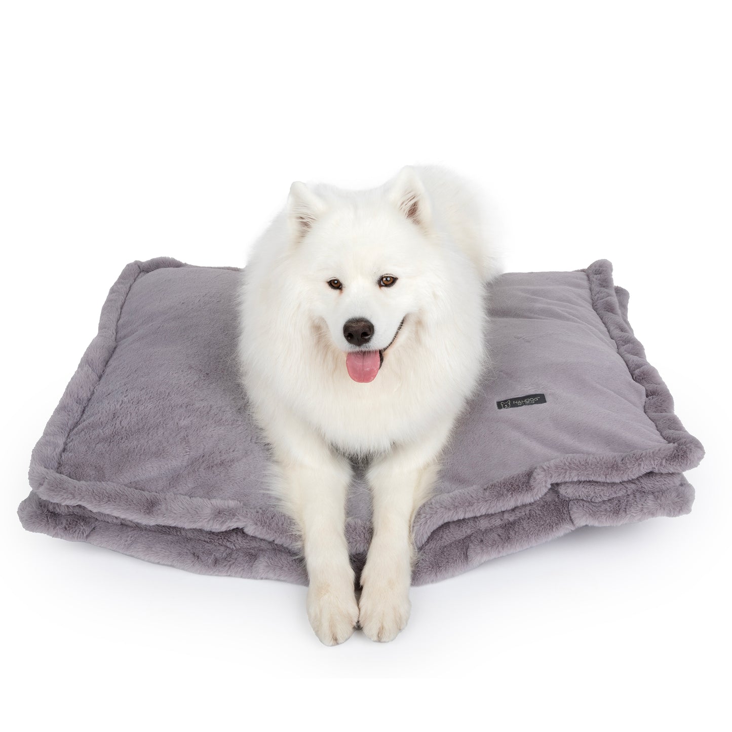 The NANDOG Super Cloud Large Pillow Bed in Pearl River Gray