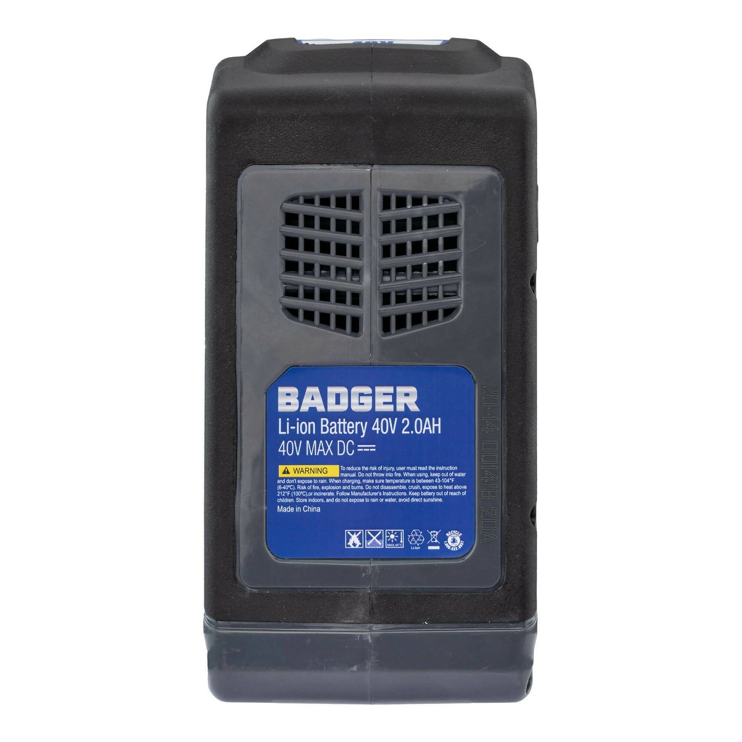 Wild Badger Power Cordless 40 Volt 2.0 Ah Battery