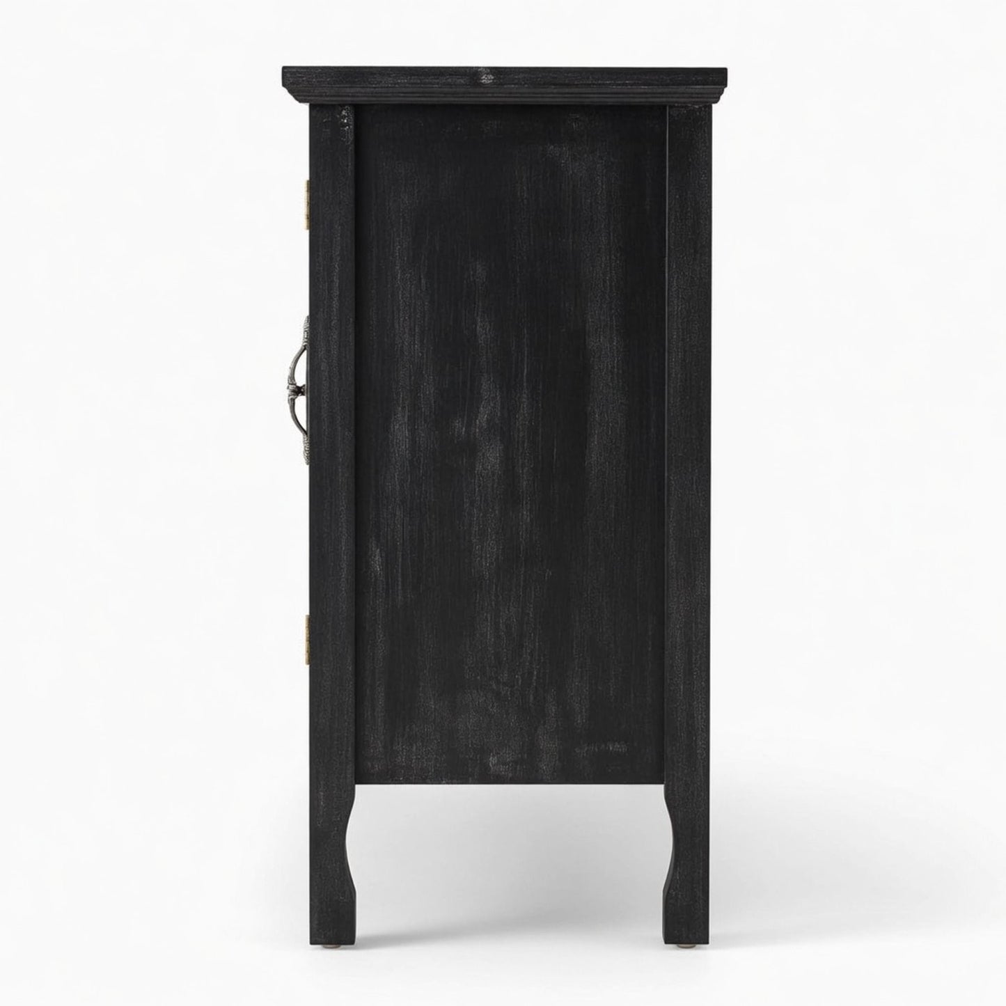 3 Door Sideboard Buffet Cabinet With Storage - Black