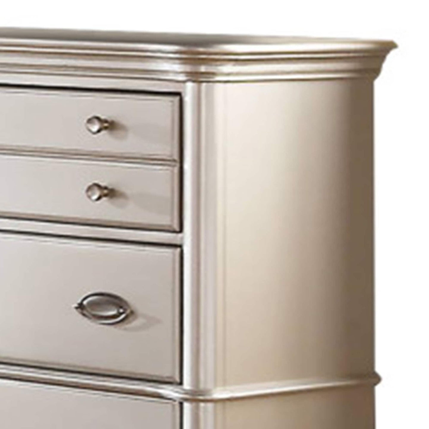 Bedroom Dresser Only, Storage Drawers Furniture - Silver / Silver / Gray