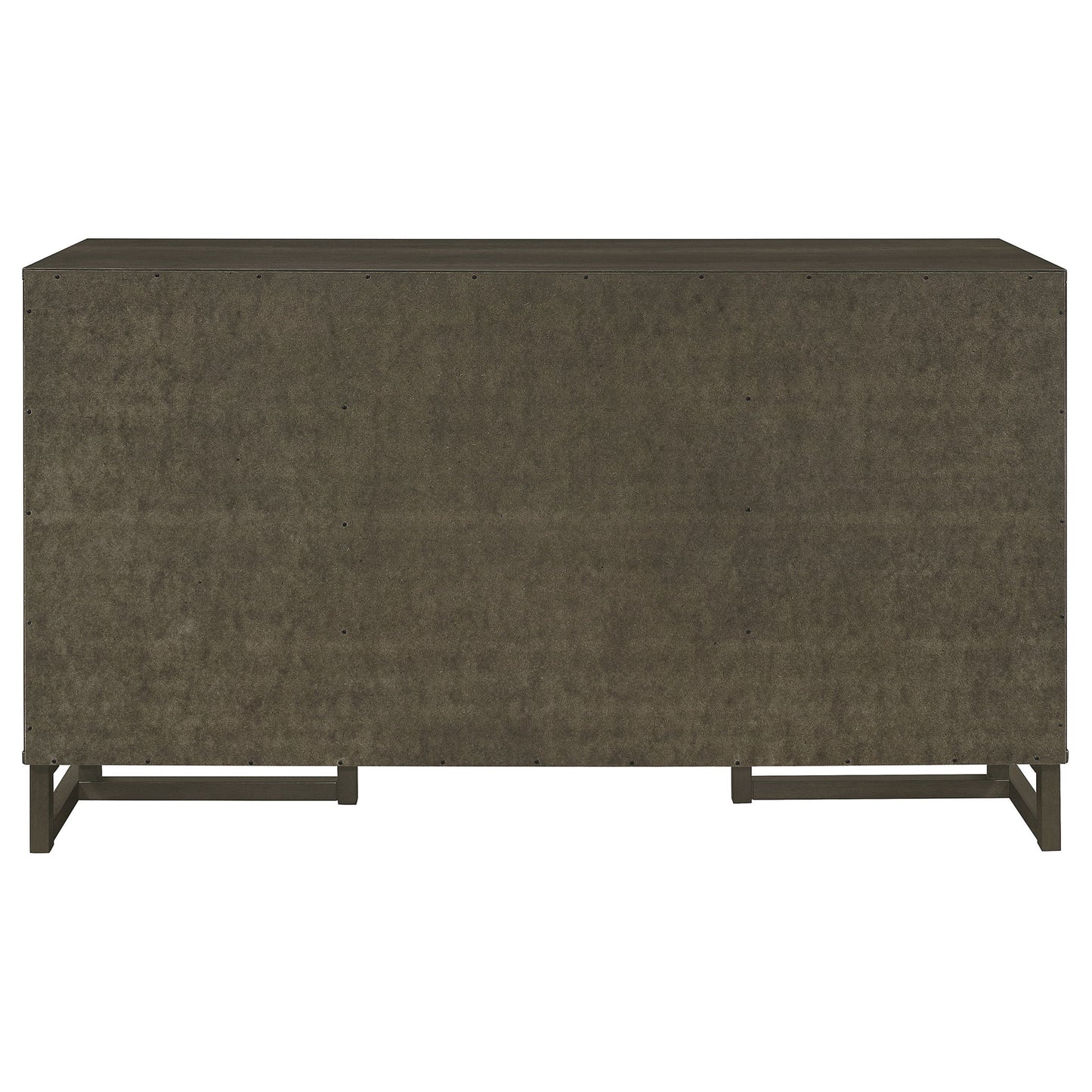 Glenmoor - 3 Drawer Server With 2 Cabinets - Dark Gray