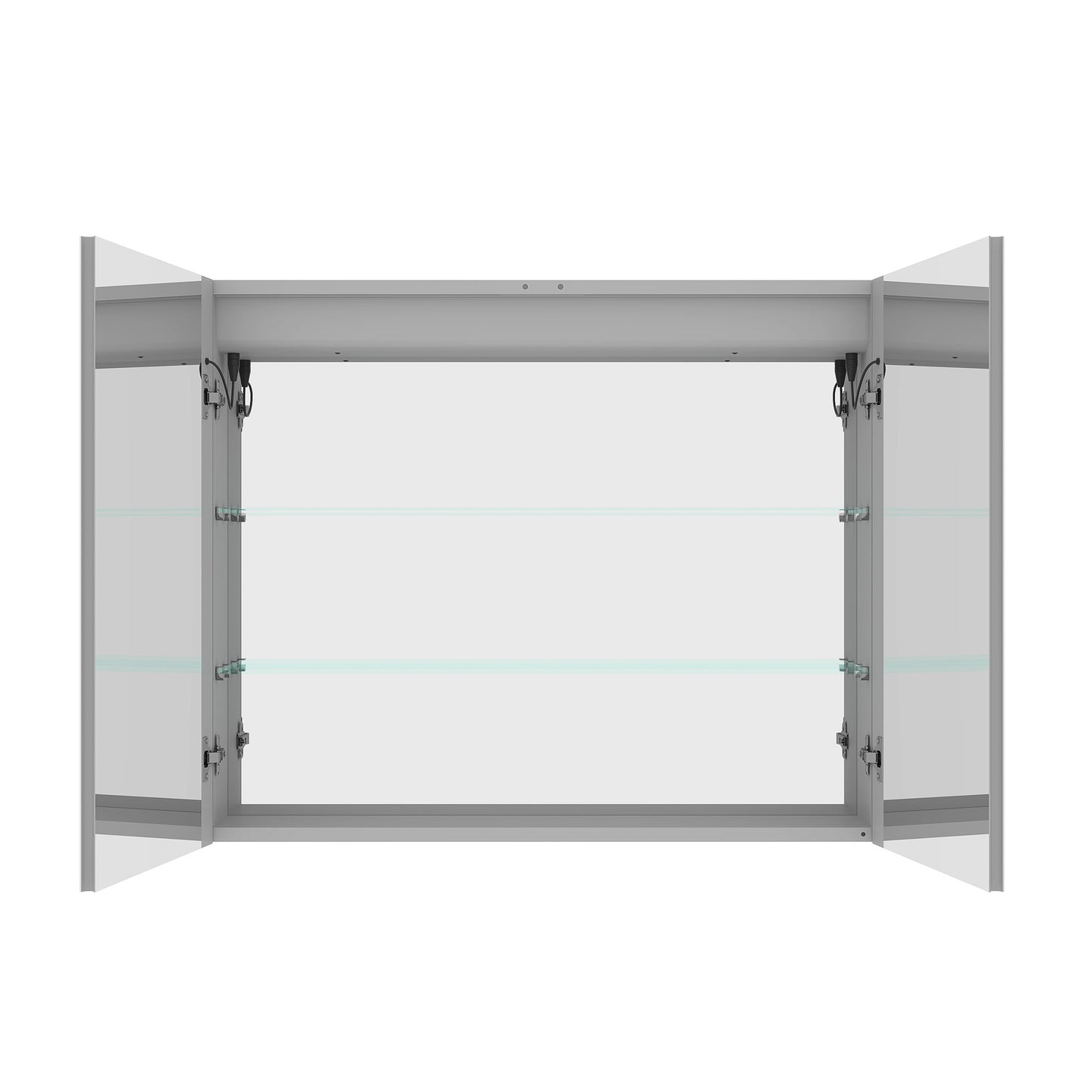 Medicine Cabinet With LED Vanity Mirror, Anti-Fog, Waterproof, Dimmable With Touch Switch