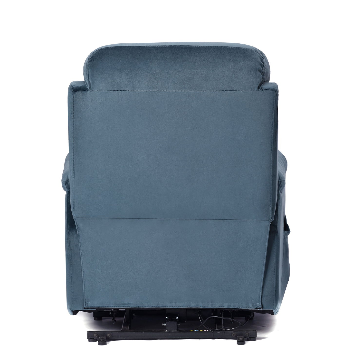 Power Lift Chair Recliner With Remote Control, Electric Reclining Sofa, Fabric Power Recliner For Living Room - Navy Blue