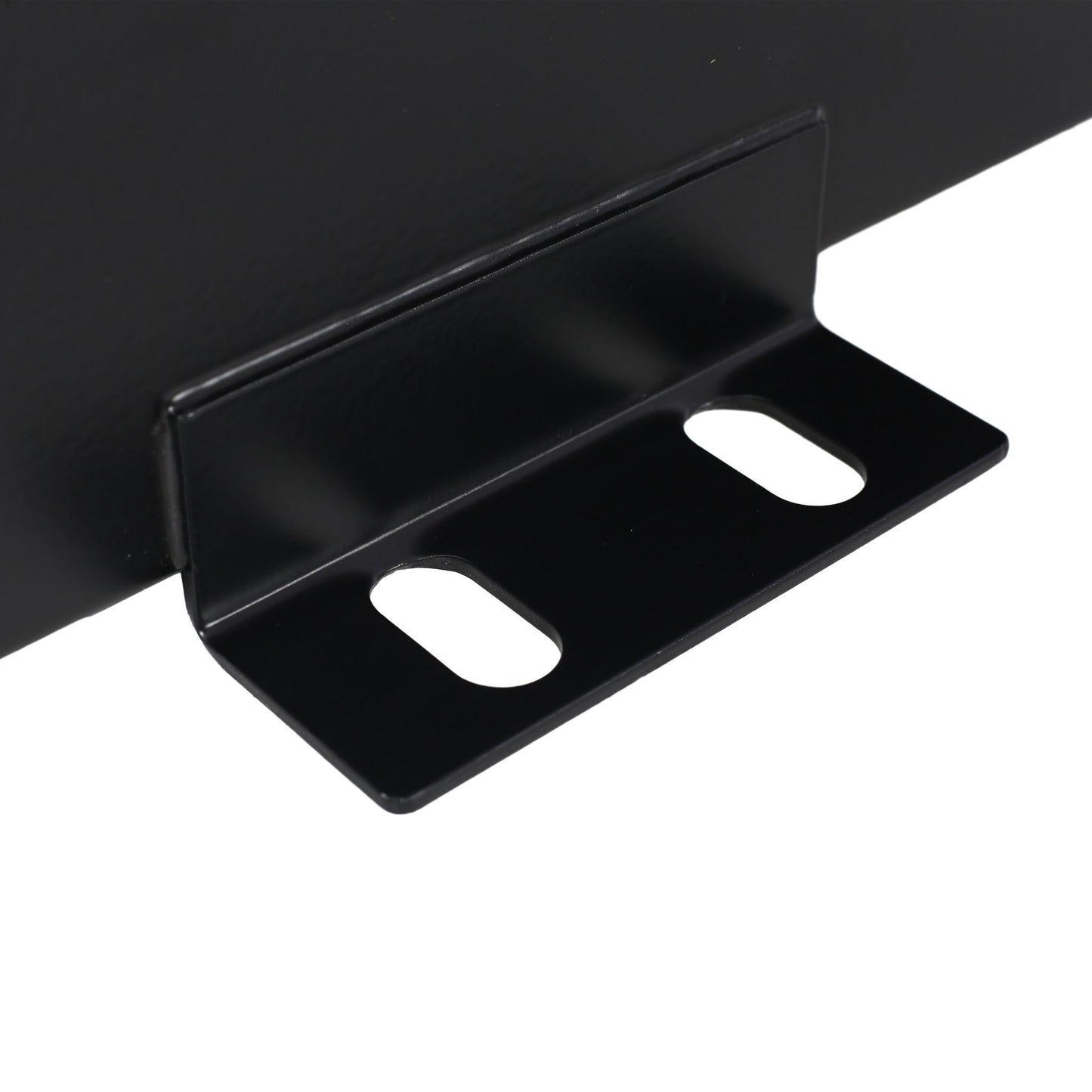 Heavy Duty 5 Gallon Steel Hydraulic Fluid Reservoir Tank With Mounting Foot, 14 Gauge - Black