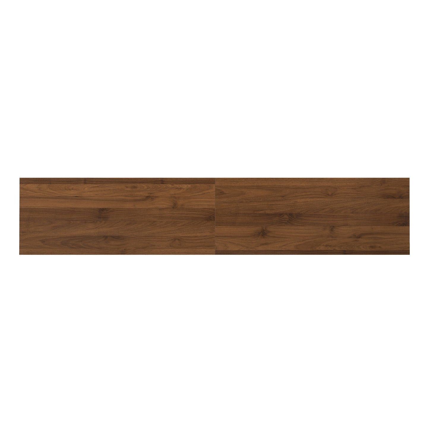 TV Stand For TVs, Entertainment Center With Closed Storage & Cable Management, Soft Closing Hinges - Walnut