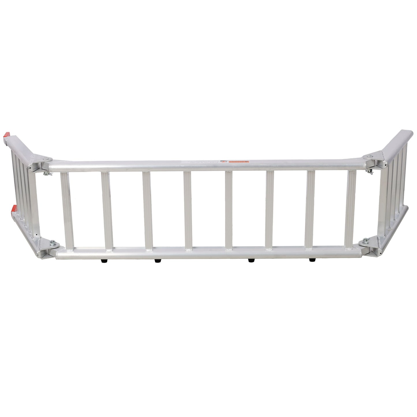 Ramp For Motorcycle / Lawn Mower / ATV, 2 In 1 Ramp And Tailgate Extender - Silver