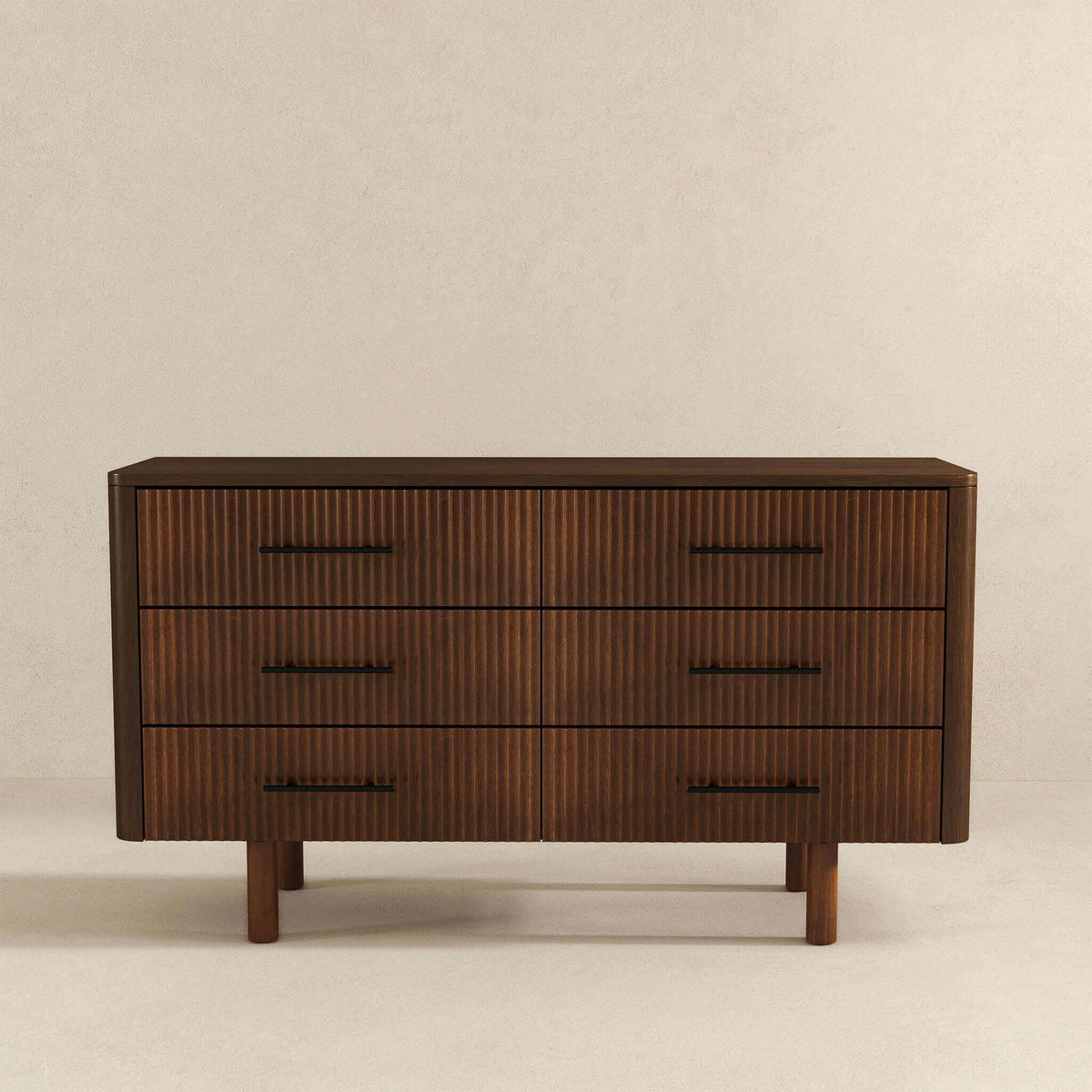 Logan - Dresser With 6 Drawers - Brown