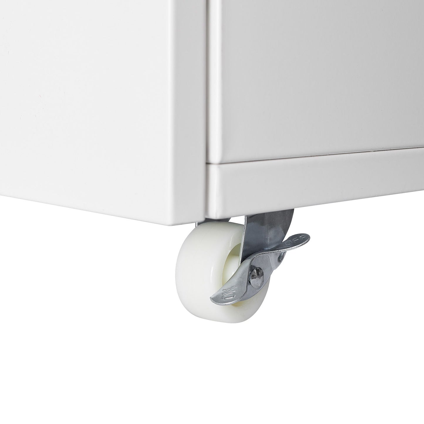 Office Furniture Copier Cabinet 2 Door Steel Copier Stand Mobile Pedestal File Printer Stand