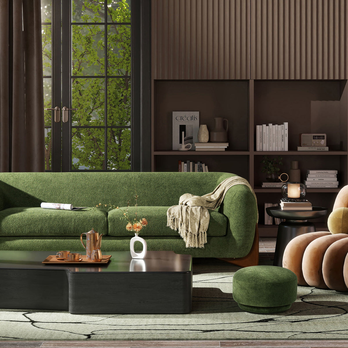 Fuji - Mushroom Footstool Ottoman