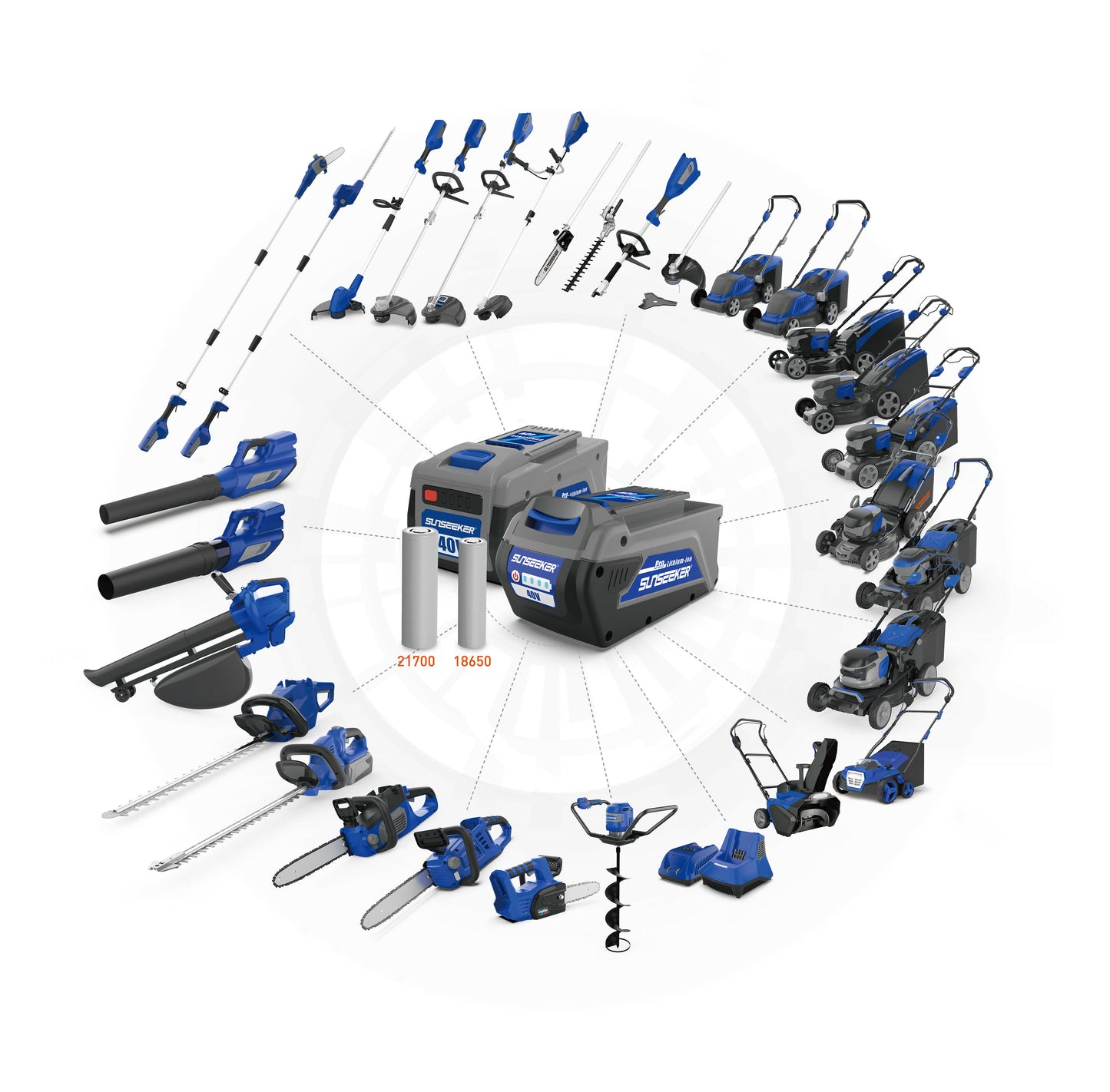 Wild Badger Power Cordless 40 Volt 5.0 Ah Battery