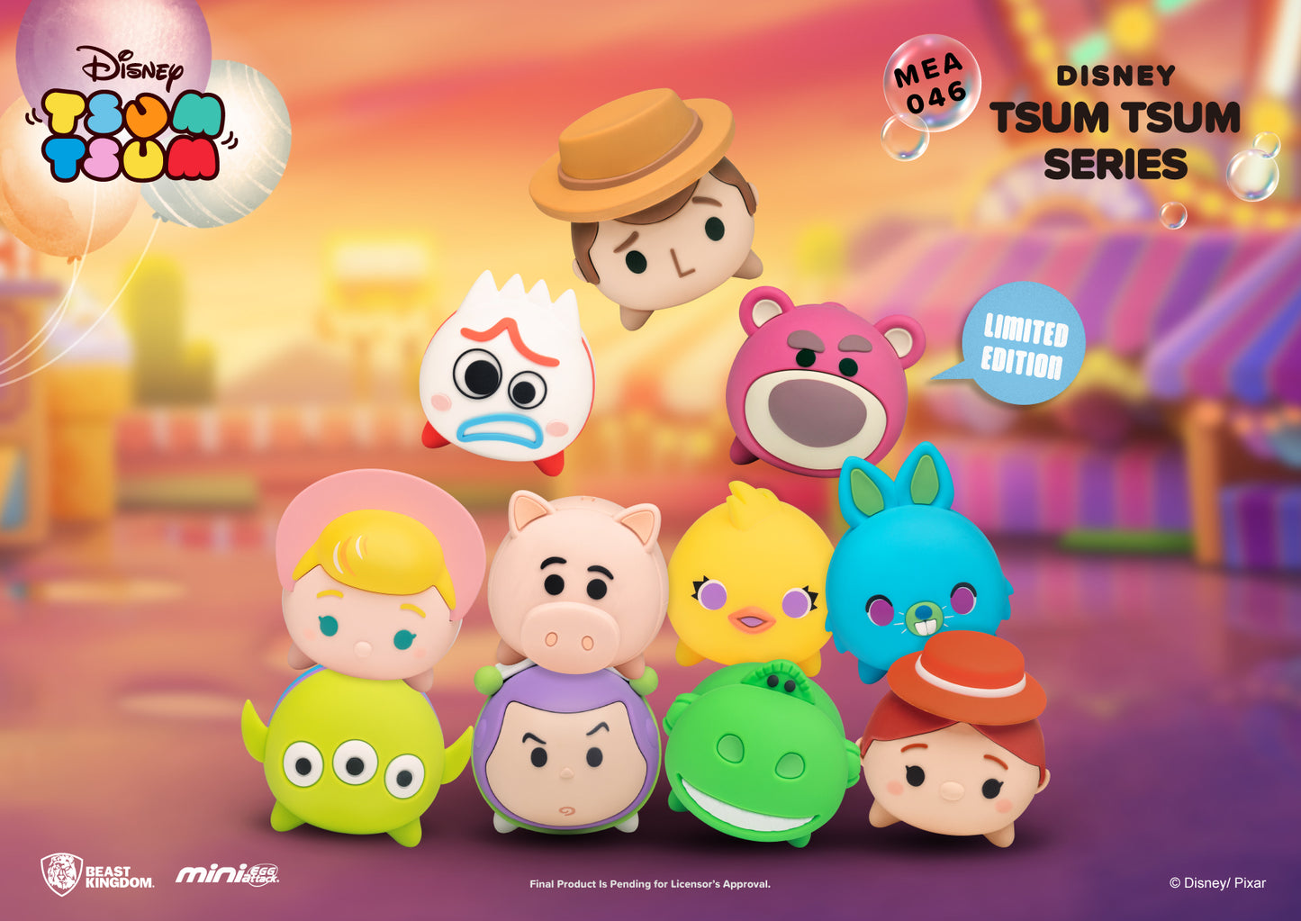 DISNEY TSUM TSUM SERIES Blind box Set(10PCS) (Mini Egg Attack)