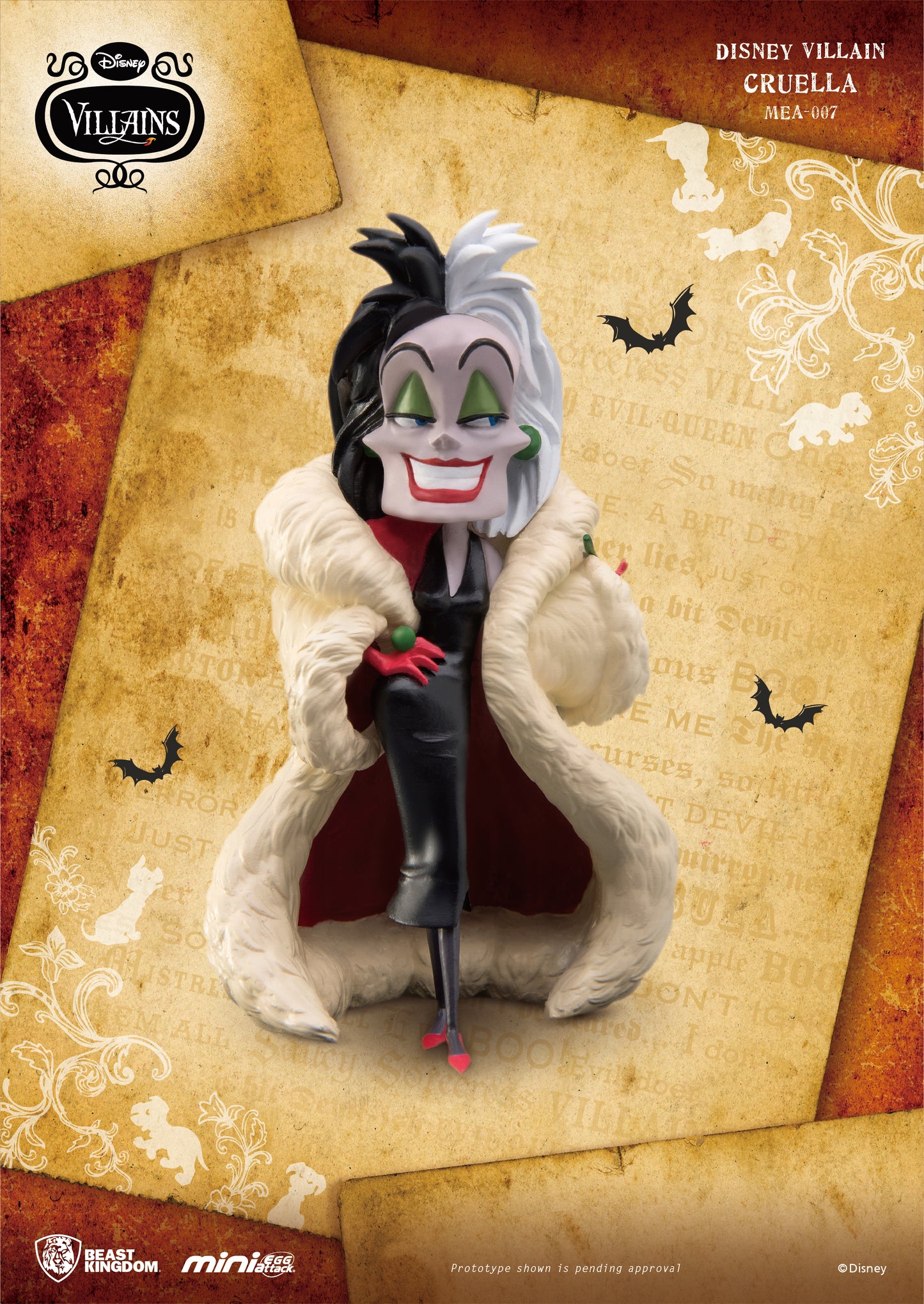 Disney Villain: Cruella (Mini Egg Attack)