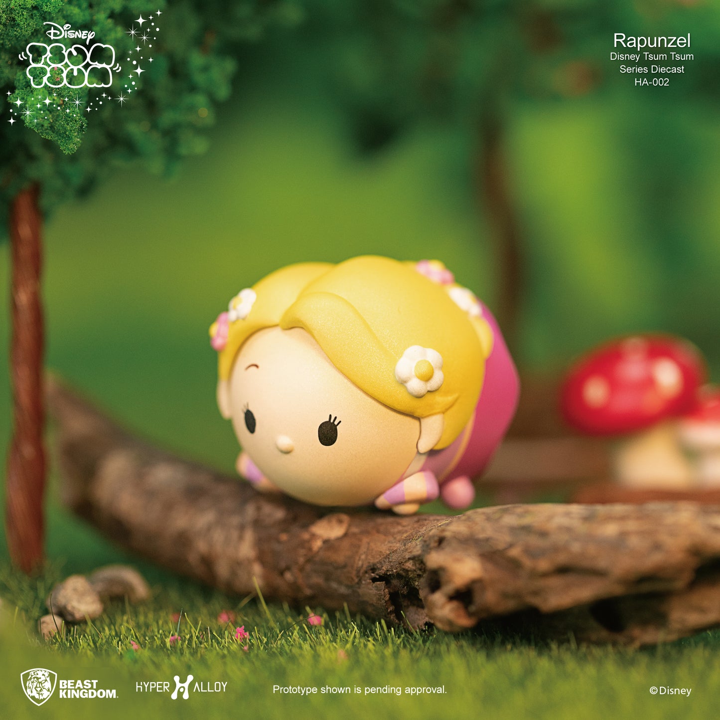 Disney Tsum Tsum Diecast Series-Rapunzel (Hyper Alloy)