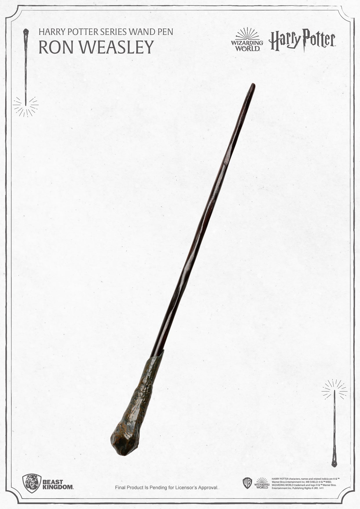 Harry Potter Series Wand Pen Ron Weasley