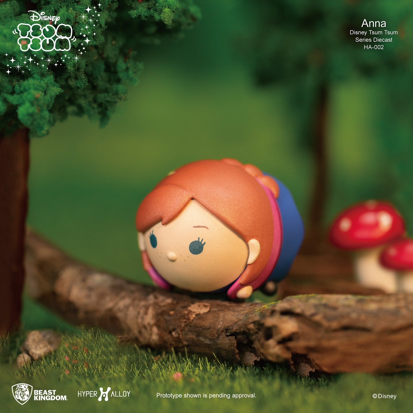Disney Tsum Tsum Diecast Series-Anna (Hyper Alloy)