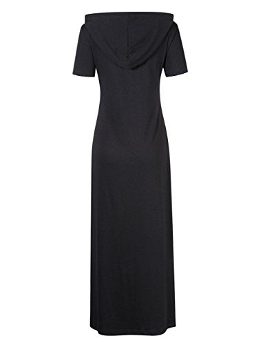 Ladies Slim Fit Sweatshirt Dress Hoodie