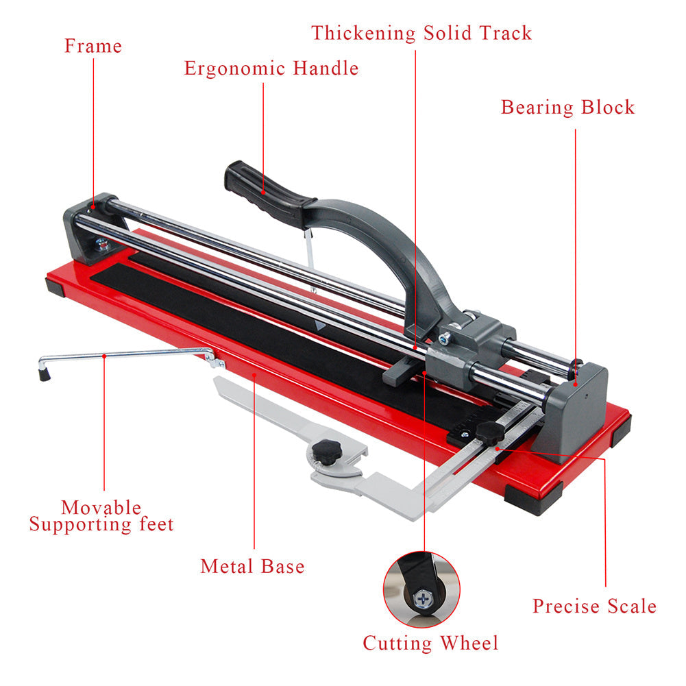 RONSHIN 24-inch Manual Tile Cutter Double Pole