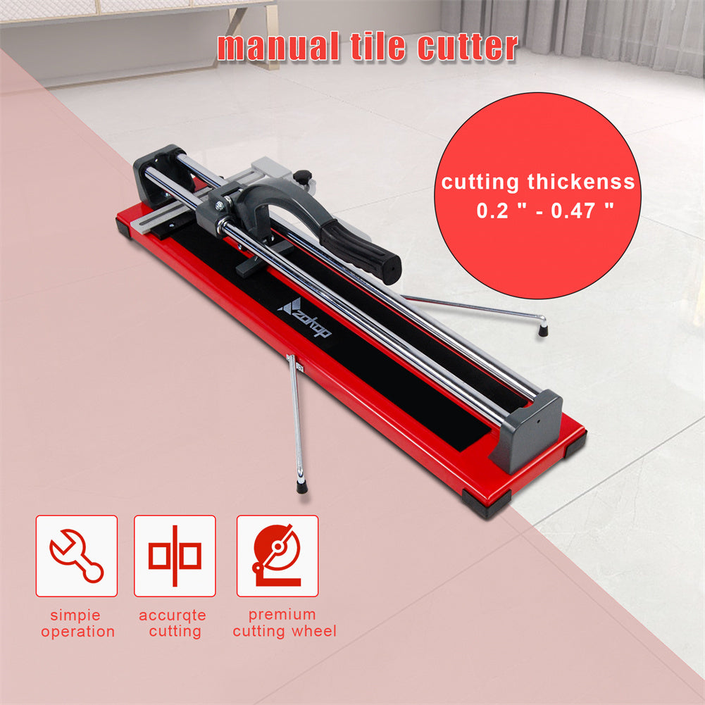 RONSHIN 24-inch Manual Tile Cutter Double Pole