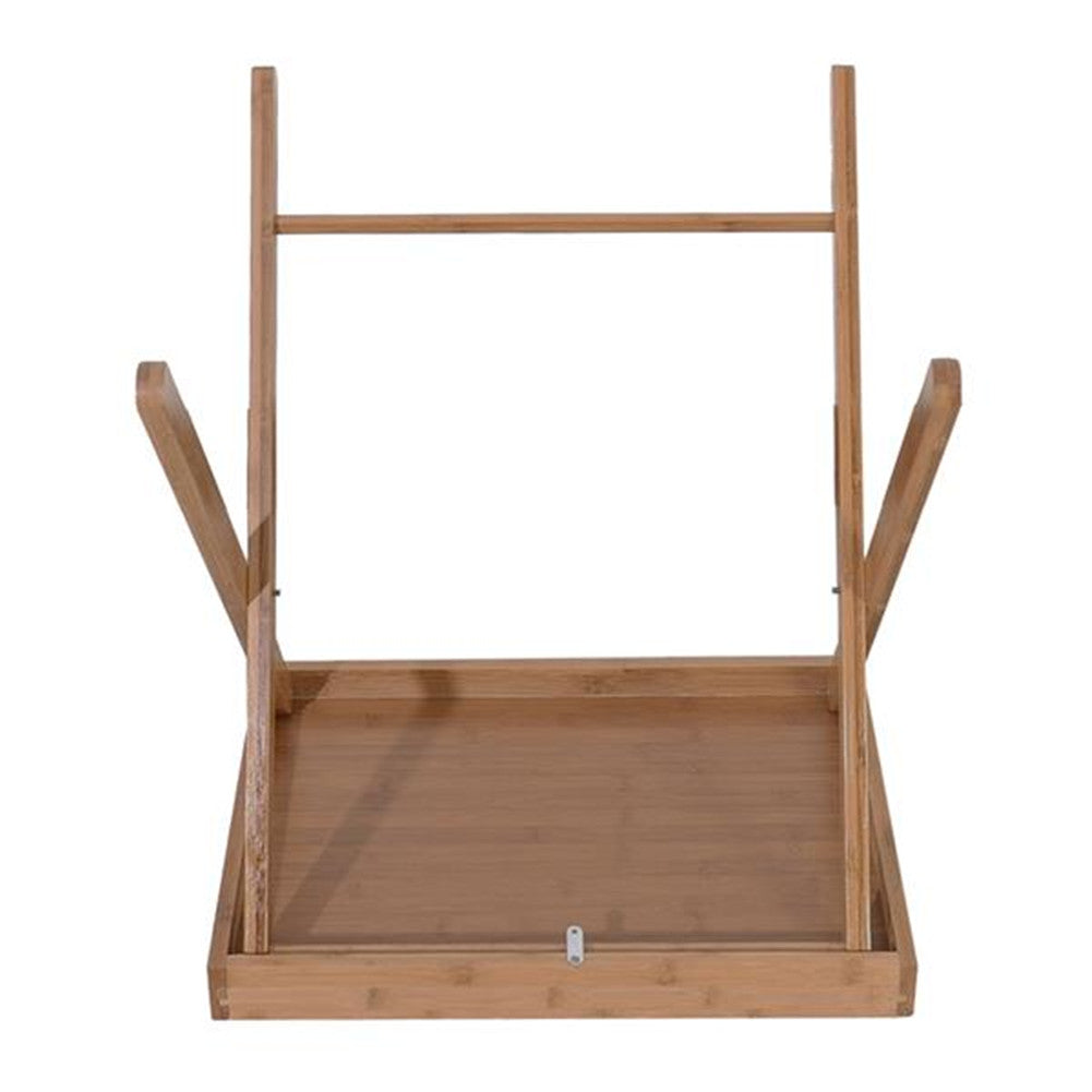 AMYOVE Floor-standing Foldable Dining Table for Living Room Balcony