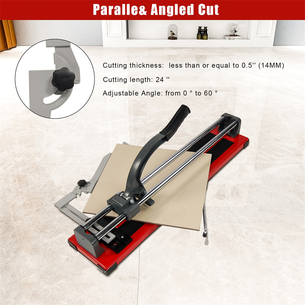 RONSHIN 24-inch Manual Tile Cutter Double Pole