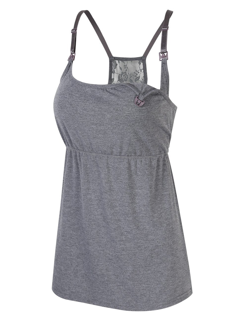Maternity Dress 3Pack Nursing Tank Top,Breastfeeding and Nursing Undershirt,Nursing Camisole