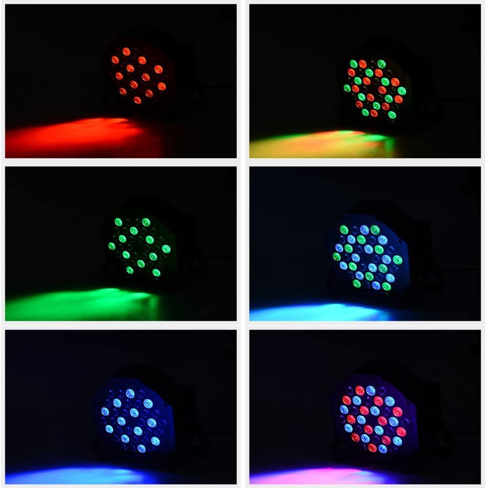 GARVEE Dj Lights 36 LED Par Lights Stage Lights 8 Pack
