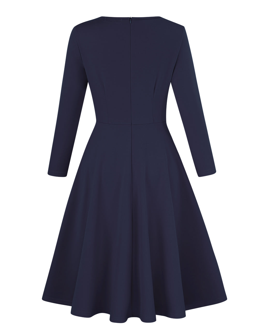 YESFASHION Ladies Cocktail Embroidered A-Line Dress