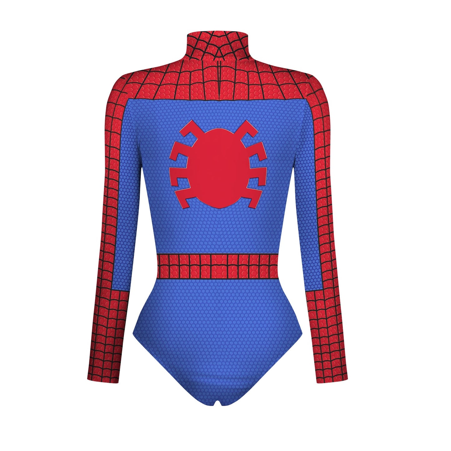 YESFASHION Halloween Spiderman Onesie Zip Inner Bodysuit Dress